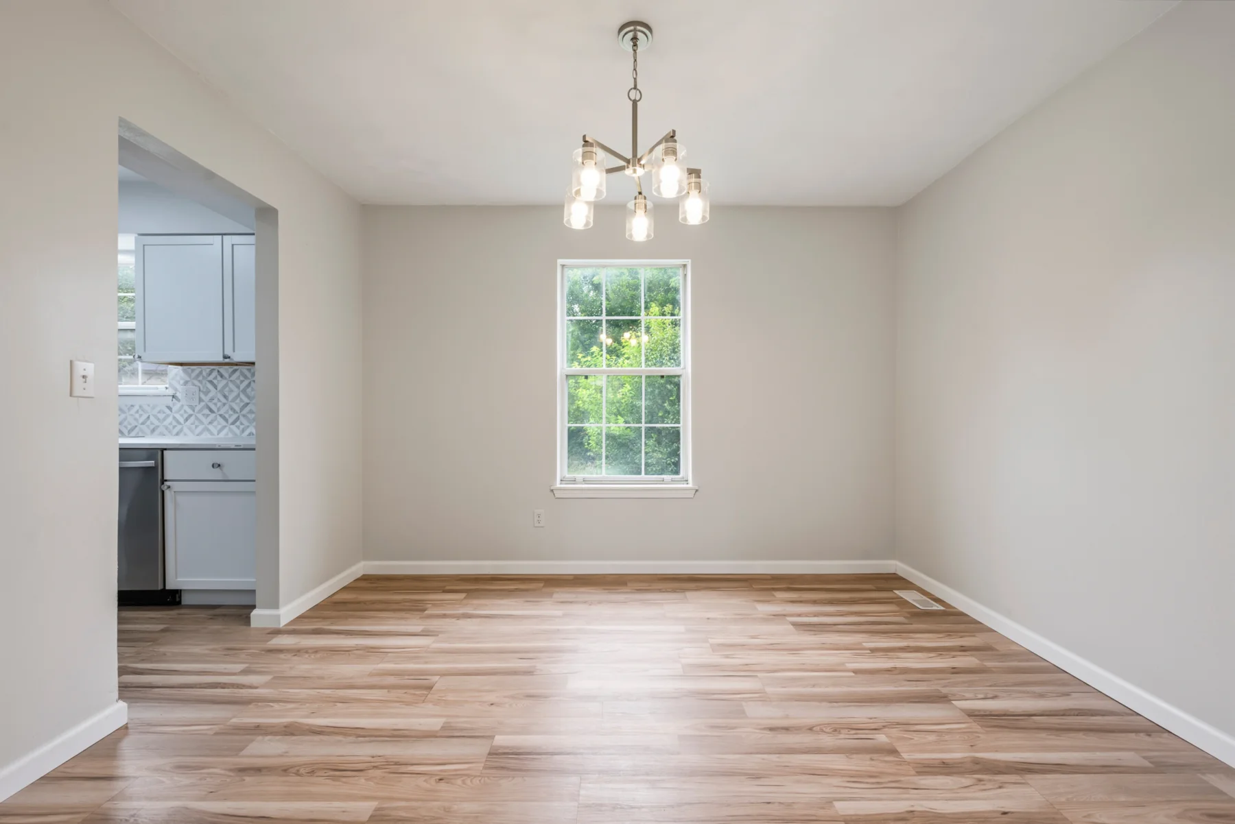 Before: Mid-Century Modern Dining Room