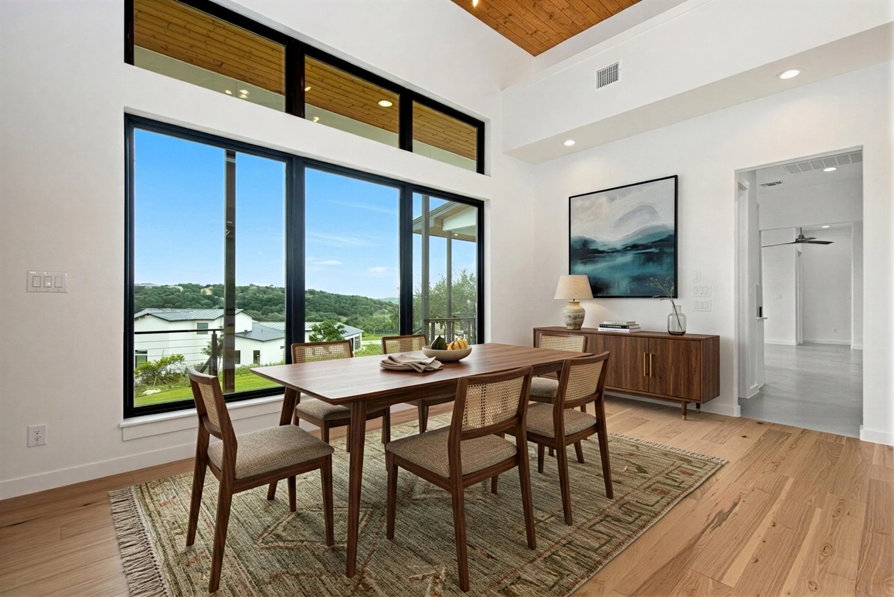 After: Mid-Century Modern Dining Room