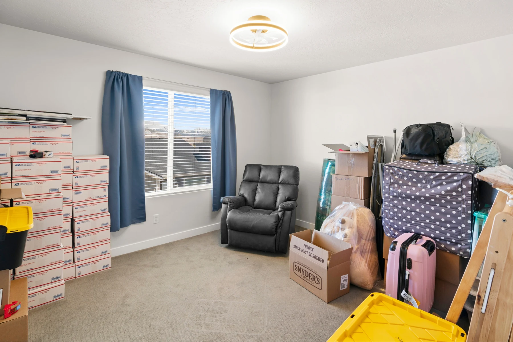 Before: Comfortable Contemporary Home Gym