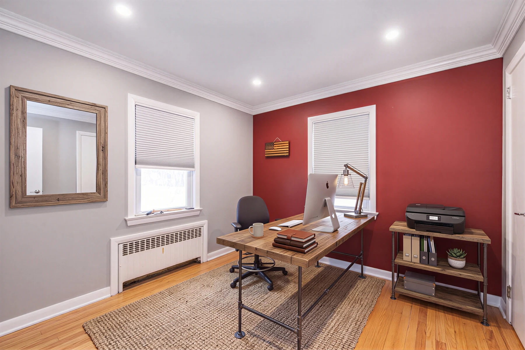 After: Modern Farmhouse Home Office