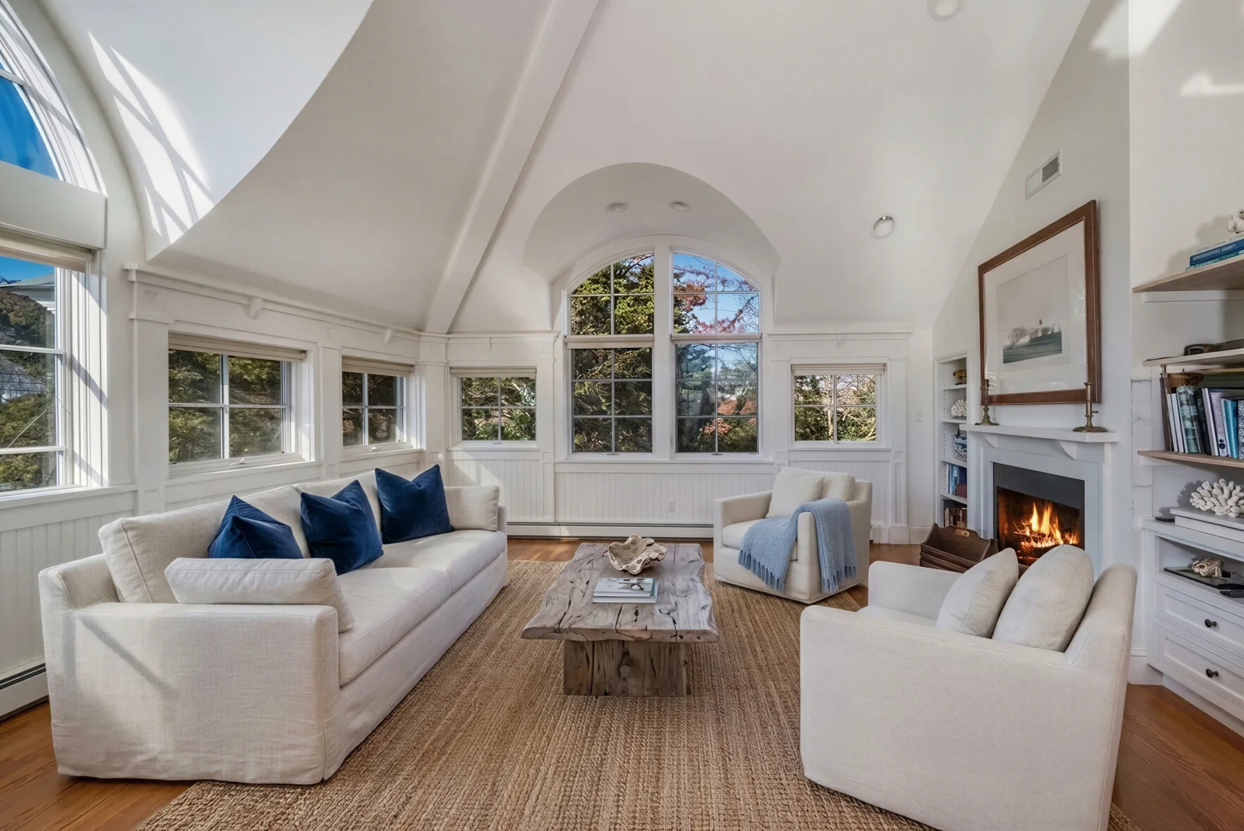 After: Modern Coastal Living Room