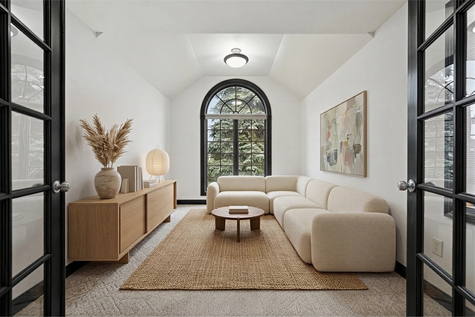 After: Organic Modern Living Room