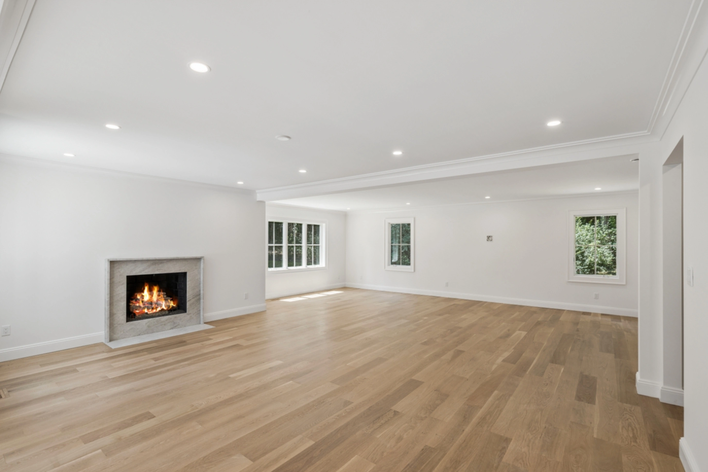 Before: Comfortable Contemporary Open-Concept Living/Dining