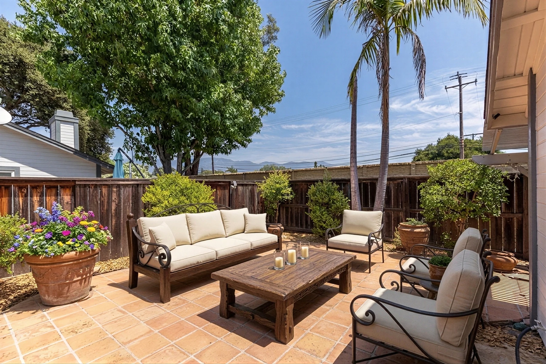 After: Spanish Revival Patio / Deck