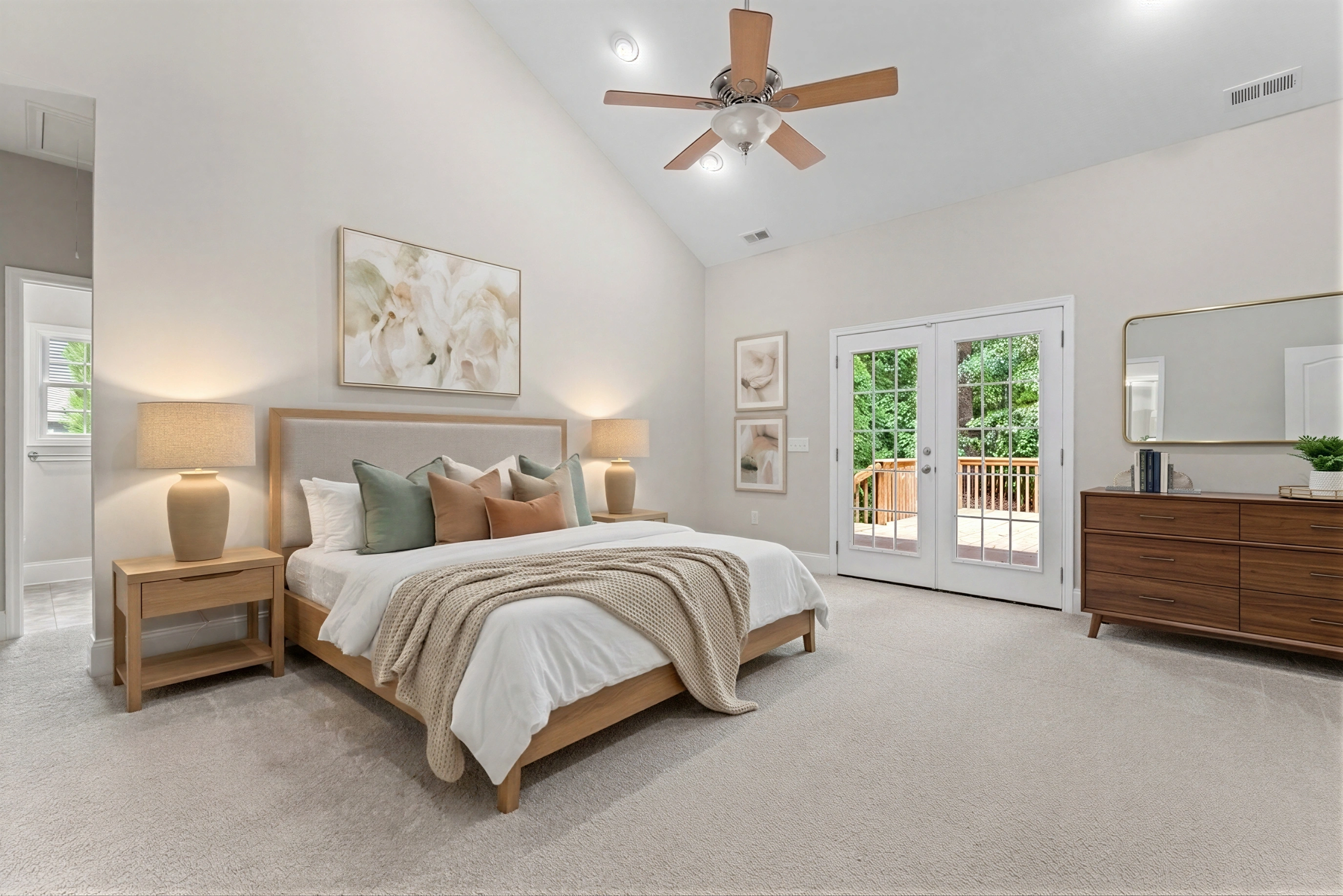 After: Comfortable Contemporary Bedroom