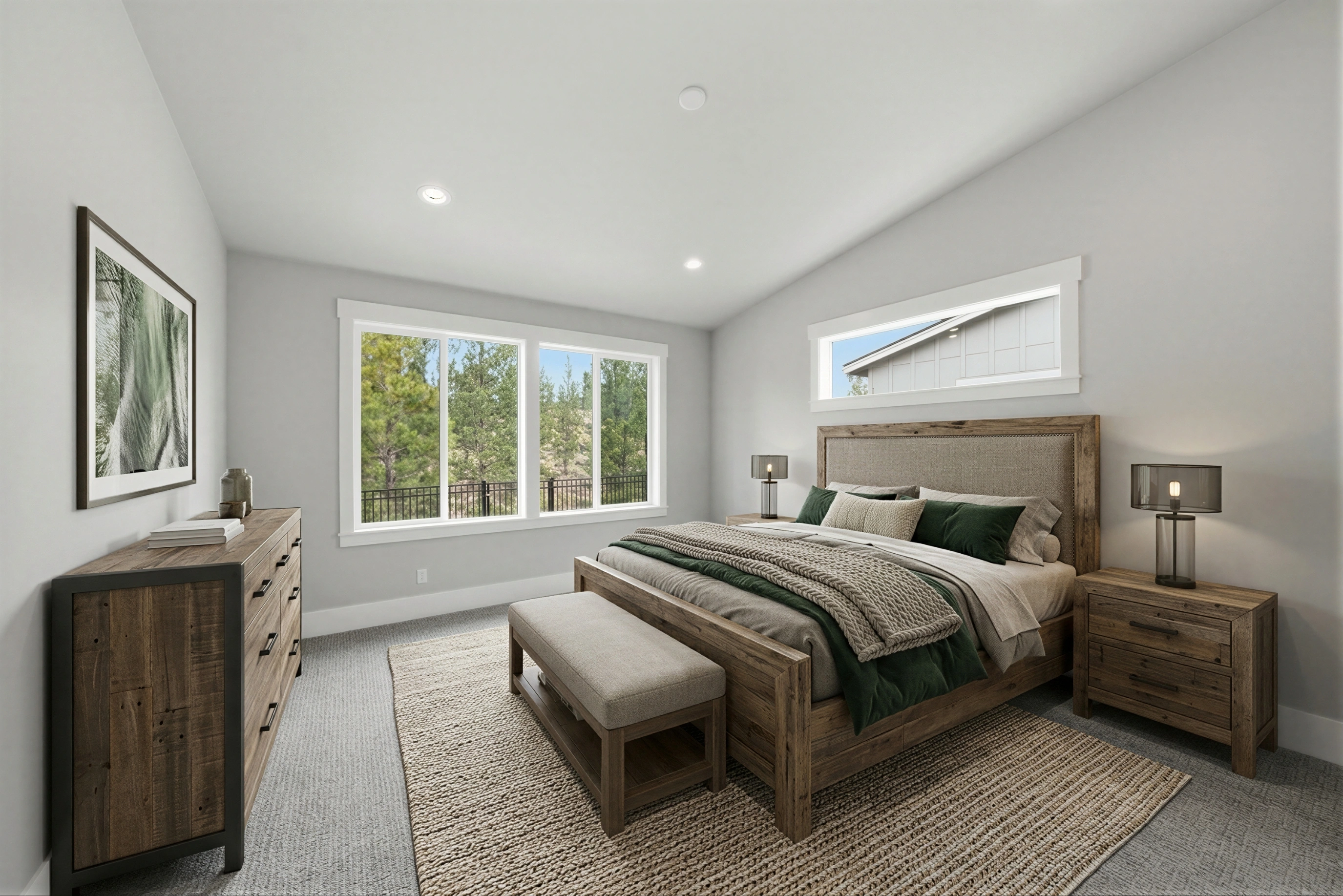 After: Rustic Luxury Bedroom