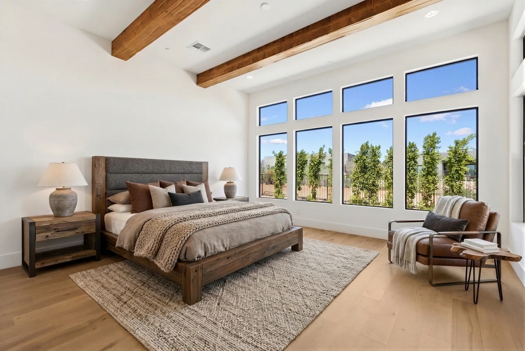 After: Rustic Luxury Bedroom