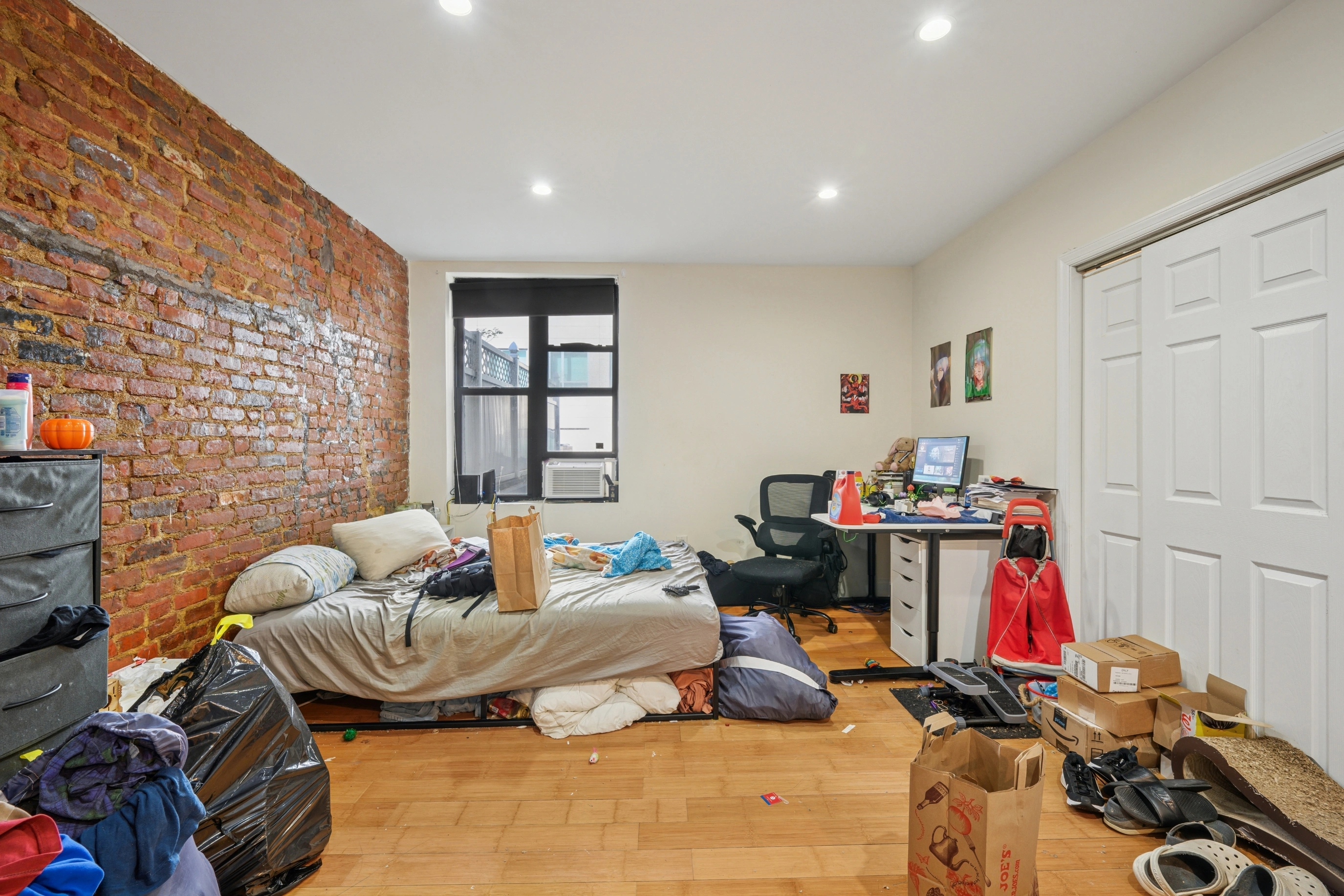 Before: Urban Industrial Bedroom